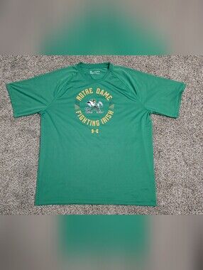 Under Armour Notre Dame Fighting Irish Green Short Sleeve Tee